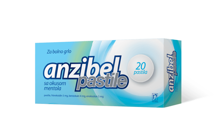 Anzibel Mentol 20 Pastila