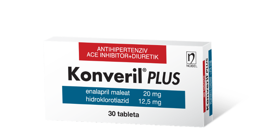 Konveril Plus (20+12,5)mg 30 Tableta