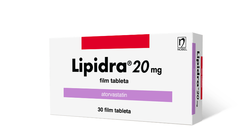 Lipidra 20mg 30 Film Tableta