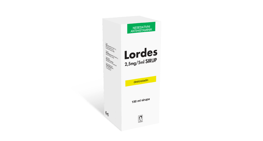 Lordes Sirup 2,5mg/5ml 150ml