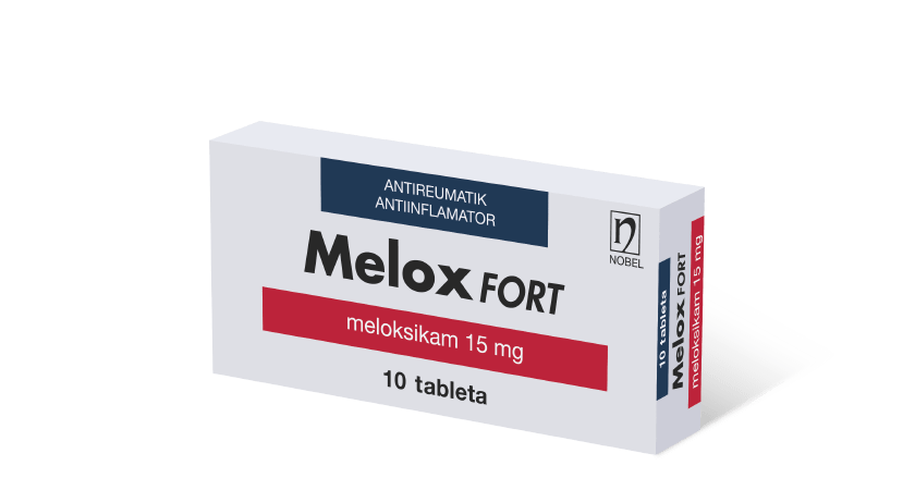 Melox Fort 15mg 10 Tableta