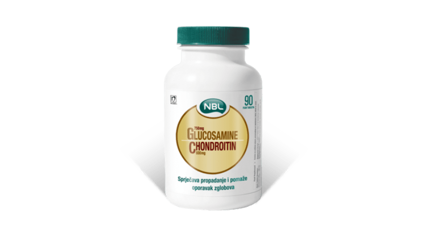 NBL Glucosamine Chondroitin (750 + 600)mg 90 Film Tableta