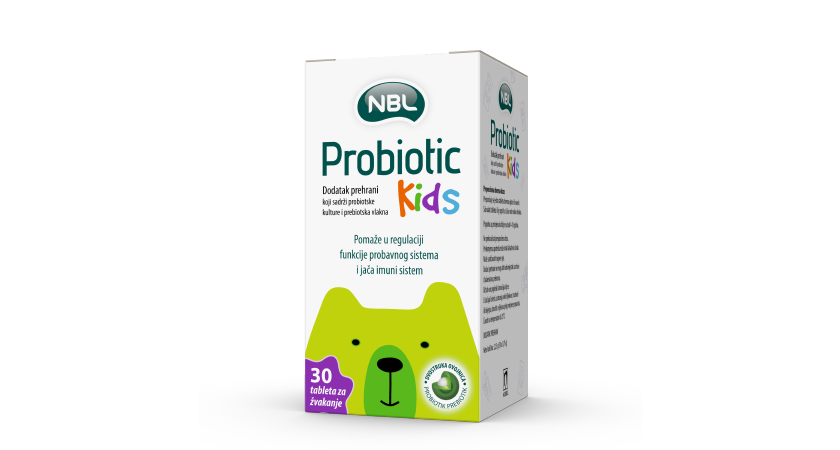 NBL Probiotic Kids tablete za žvakanje A 30