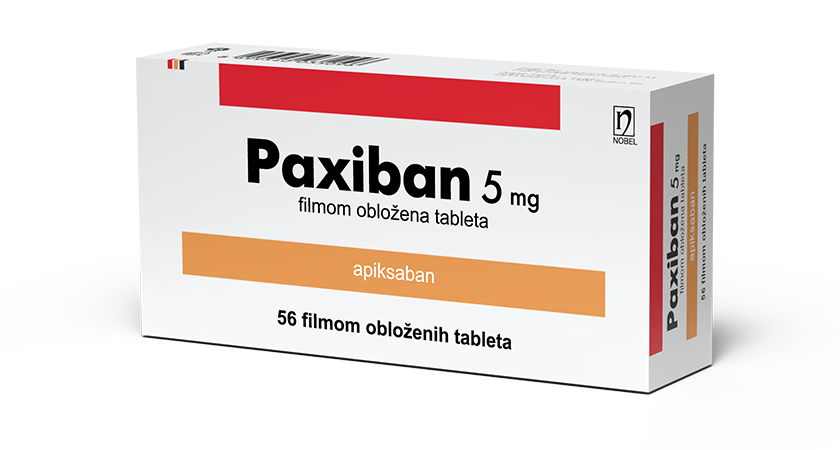 Paxiban 5 mg 56 film tableta